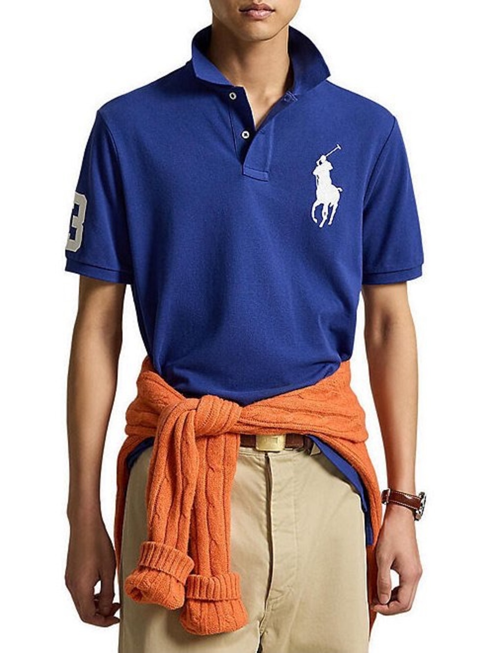 Ralph Lauren Classic Fit Big Pony Short Sleeve Mesh Polo Shirt size XL